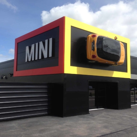 BMW MINI roof cladding project by AJW Distribution